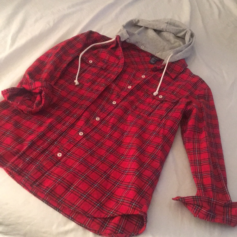 Flannel/hoodie